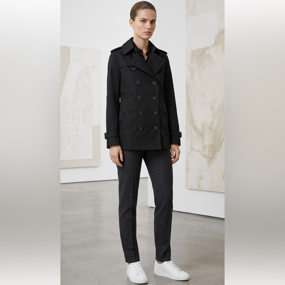 Burberry black trench Jacket